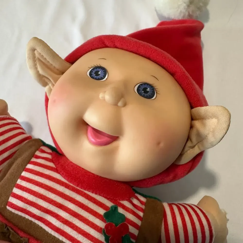 Vintage 1992 Cabbage Patch Doll Holiday Edition Santa's Helper Christmas Elf